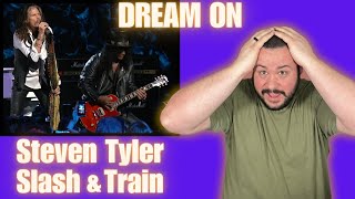 How Did He Pull This Off Live?!? Steven Tyler, Slash & Train - Dream On Live || Musician Reacts