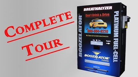 Boozelator® 5000 Smart Breathalyzer Vending Machine