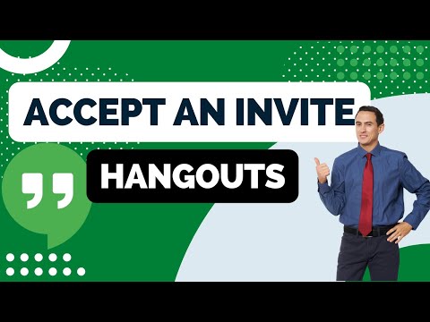 Hangouts ट्यूटोरियल पर आमंत्रण कैसे स्वीकार करें