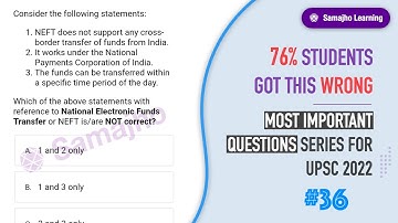 #36 | NEFT | UPSC Prelims 2022 Solving & Elimination Techniques by Rohit Dagar