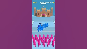 Join Clash 3D Max Level - 287 #gameplay #shorts #joinclash #joinblobclash3d  #android #youshort