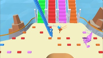 BRIDGE RACE GAME 🚀✨- All Levels Gameplay Walkthrough Android, iOS v.4