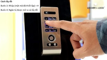 HƯỚNG DẪN SỬ DỤNG KHÓA ĐIỆN TỬ BE-TECH - DÒNG C1000D | LOCKER & LOCK VIỆT NAM