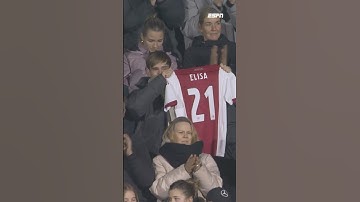 Een emotioneel eerbetoon aan de overleden Elisa, vriendin van Jong Ajax-speler Mark Verkuijl ❤️