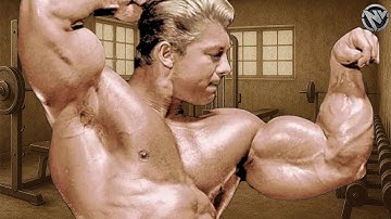 ARM DAY WITH THE FIRST MR. OLYMPIA EVER - 20 INCH ARMS in 1960 - LARRY SCOTT