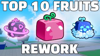 TOP 10 FRUITS That Need To Be REWORKED in Blox Fruits