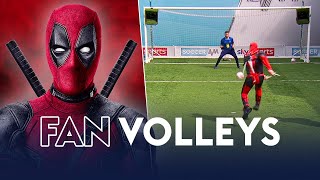 Deadpool STARS In Volley's Challenge For Wrexham | Wrexham vs Soccer AM | Fan Volleys!