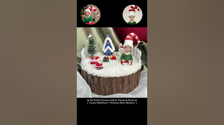 A Heartwarming Christmas Gift for Friends & Family: Custom Bobblehead 🎄🎊🎁#christmasgift