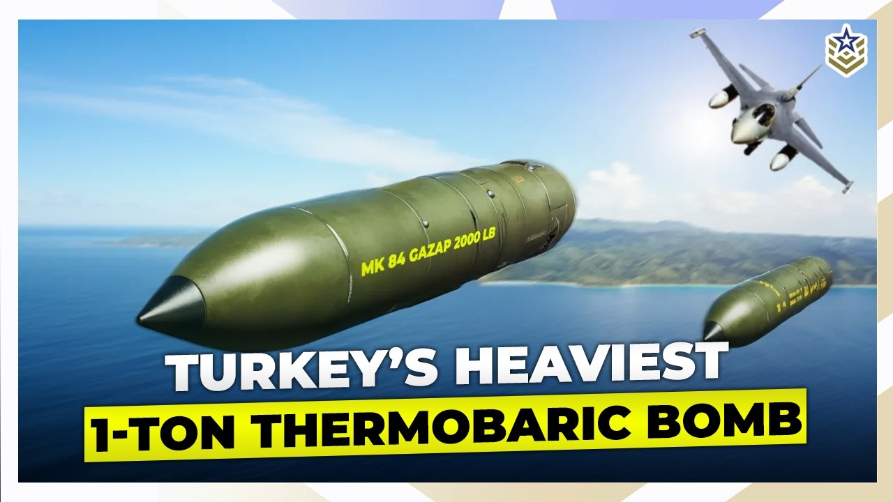 Turkey Unveiled Its Most Powerful Non-Nuclear Aerial Bomb