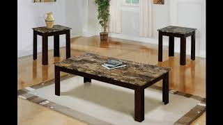Marble Coffee Table - Marble Coffee Table  Set