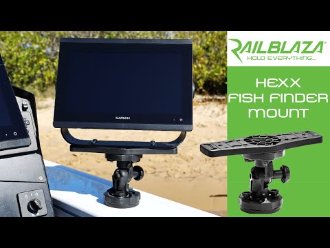 RAILBLAZA HEXX™ Fish Finder Mount - Suits Up To 12 Fish Finders 