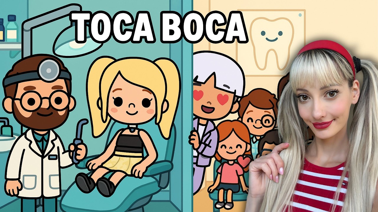 TOCA BOCA FOGORVOSNÁL‼️🦷 EZT LÁTNOD KELL!😱 #8 rész #tocaboca