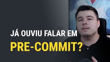 Já conhece o pre-commit?
