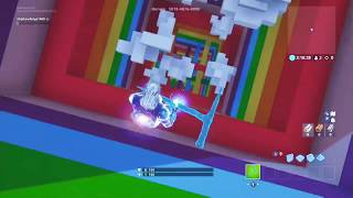 Awesome Rainbow dropper map and code fortnite creative