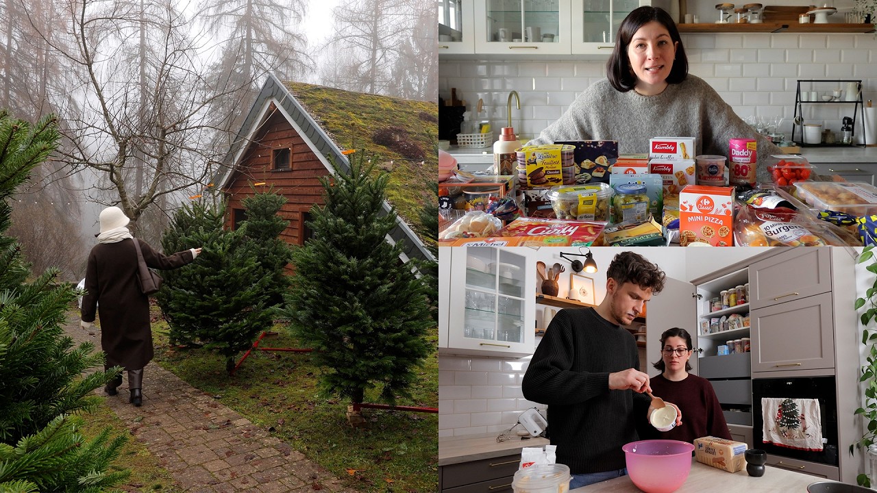 Magischer Weihnachtsbaum Verkauf & Einkauf in Frankreich, David backt für mich zum Geburtstag
