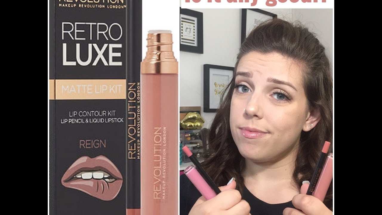 Makeup Revolution Lip Kit Review & Demo | STAYCLASSY