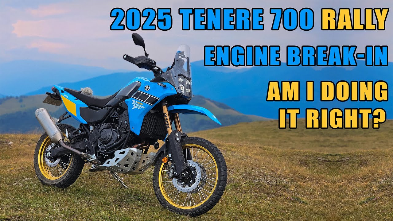 2025 Yamaha Tenere 700 Rally - first off road trail test and break-in | quickshifter test