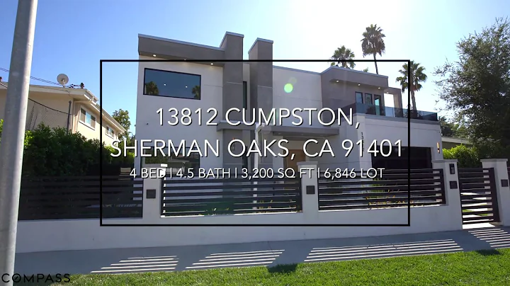 LUXURY REAL ESTATE VIDEO 13812 CUMPSTON SHERMAN OAKS!