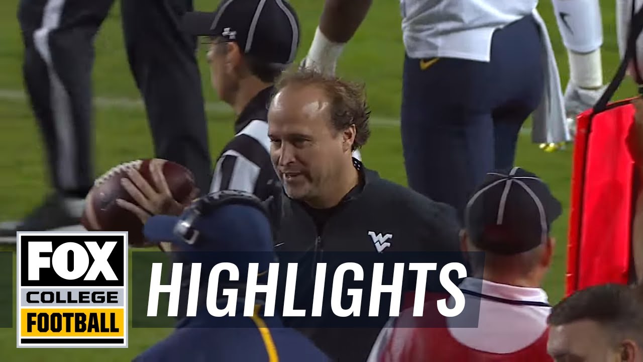 Holgorsen High-5s Trevone Boykin after ankle-breaking scramble - 2015 College Football Highlights