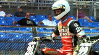 Motorcycle Racing Action Near Crashes And More  Harley Davidson Flat Track Motorcycle Racing 