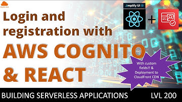 Implement AWS Cognito login and registration (Sign In and Sign Up) in React JS