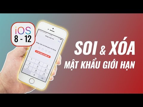 [iOS] Quên - Tìm lại MẬT KHẨU GIỚI HẠN trên iOS 8 - 12 (forgot ios 12 restriction passcode)