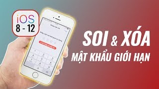 [iOS] Quên - Tìm lại MẬT KHẨU GIỚI HẠN trên iOS 8 - 12 (forgot ios 12 restriction passcode) screenshot 1