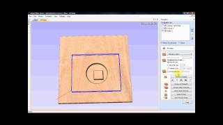 VCarve Pro and Aspire Tutorial. Create simple shapes and toolpath.