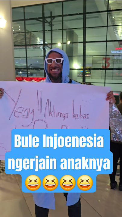 Bule Injoenesia Ngerjain Anaknya #injoenesia #funny #viral