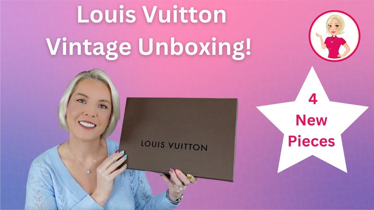 Louis Vuitton Vintage Unboxing! 4 New Pieces 