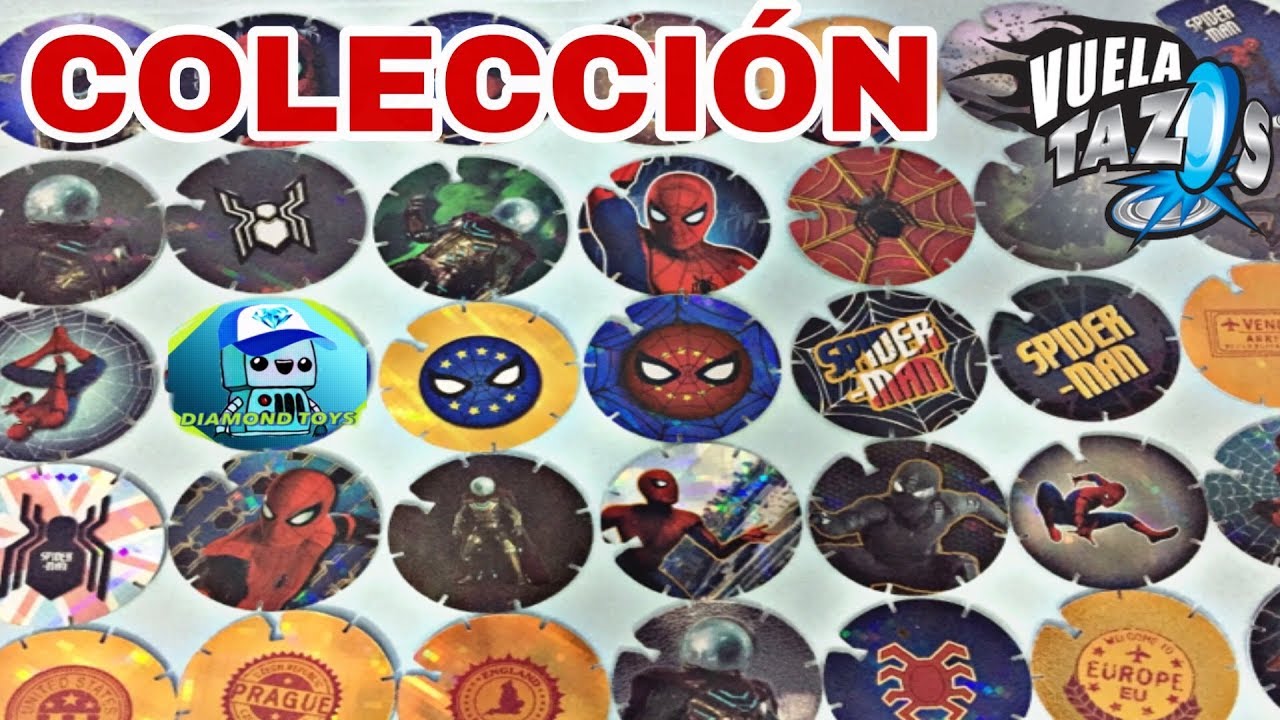 Colección 50 Vuela Tazos Spiderman Lejos de Casa - YouTube