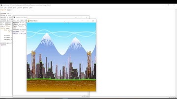 Pygame tutorial #2 how to set background in respect t your screen