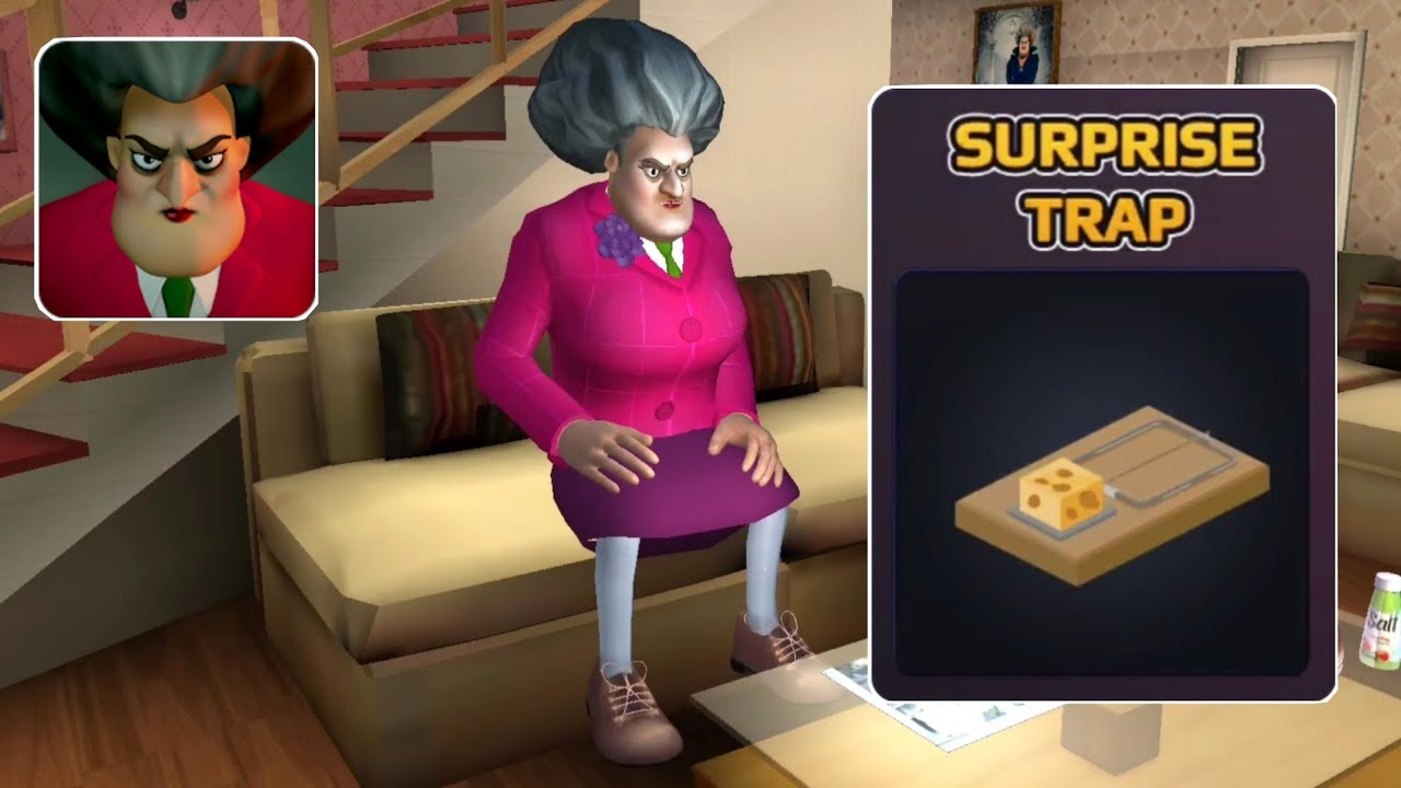 Scary Teacher 3D Gameplay Surprise Trap