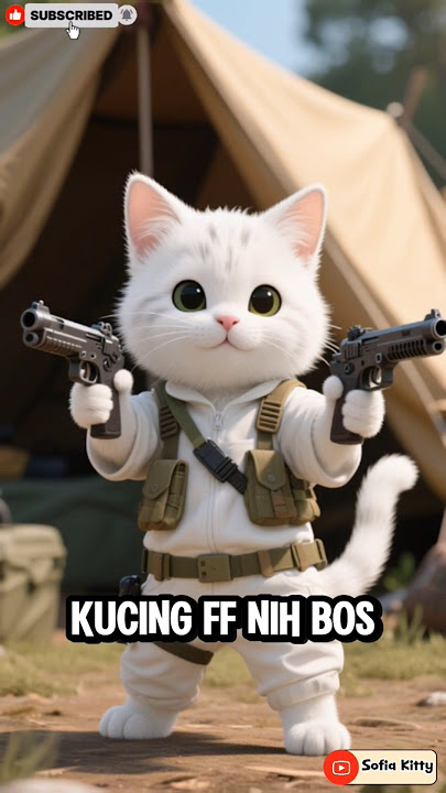 Kucing FF nih boss, senggol dong 😁😝 #kucing #kucinglucu #animation #shorts #youtubeshorts #ai #funny