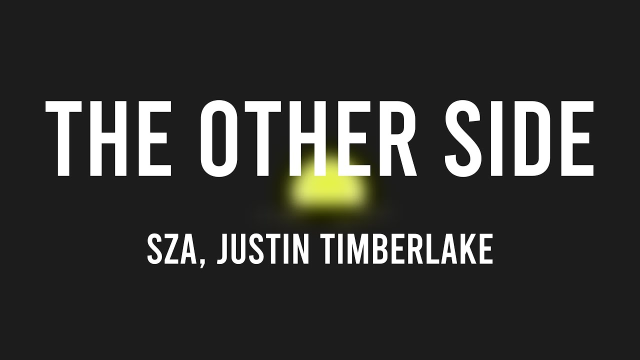 The Other Side - SZA, Justin Timberlake Visualized Lyrics 🎷