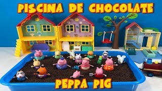 Peppa Pig Casa de Lego com Toboágua! Peppa Pig Lego House with waterslide! # peppapig #lego #peppa 