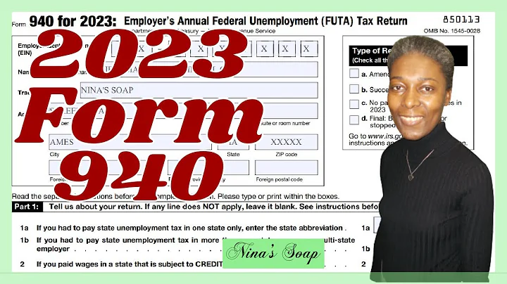 1-How to Fill out IRS Form 940 for 2023 Employer's Annual Federal Unemployment Tax Return FUTA