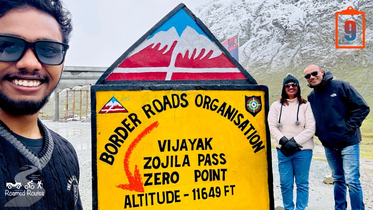 Experiencing first snow fall