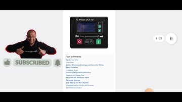 Perkins Generator  FG wilson DCP- 10 Controller complete wiring diagram explaination