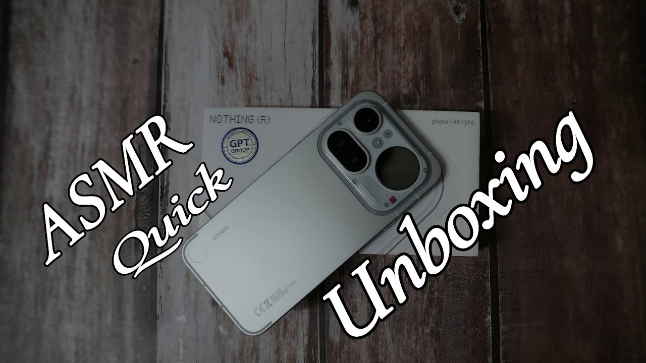 Nothing Phone (4a) Pro Silver | ASMR Quick Unboxing - YouTube