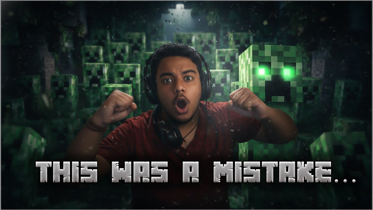 Can I escape 100 Creeper blasts in Minecraft