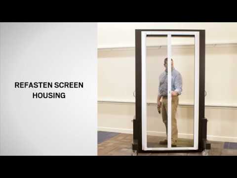 Measuring Andersen Luminaire Retractable Screen Door