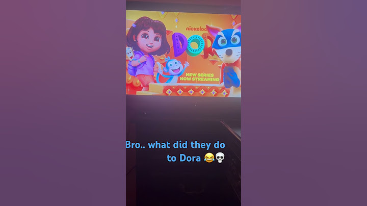 They did Dora dirty 😂.
