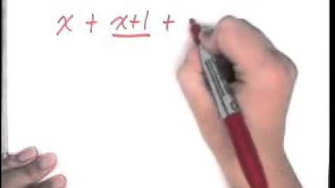 Math:  Consecutive Integers Video 2 of 5