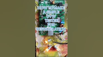 SIMPLE UVW TESTER MAKING FOR INVERTER FRIDGE PCB. #shorts #shortvideo #inverterfridge #pcbrepair