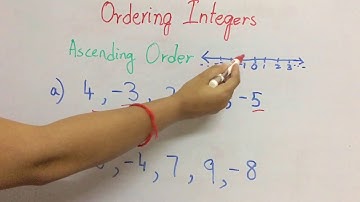 Ordering Integers in Ascending Order