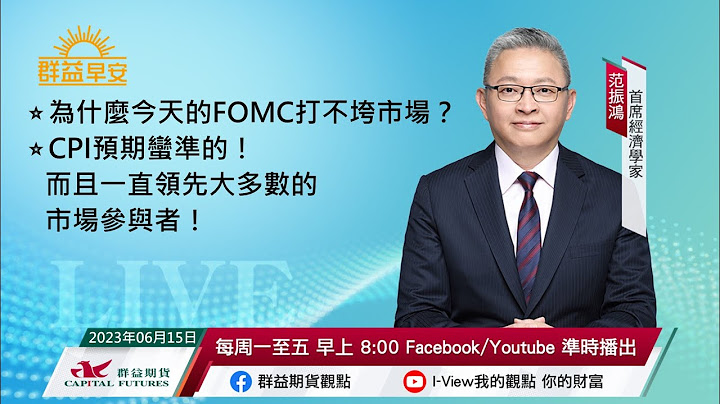 为什么今天的FOMC打不垮市场？ | CPI预期蛮准的！而且一直领先大多数的市场参与者！| 群益早安 | 20230615 - 天天要闻