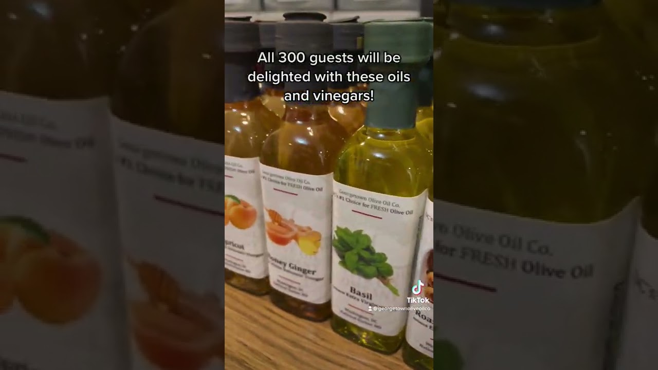 Wedding Favors - Custom Oil and Vinegars Designs