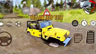 Yellow Jeep DEATH TEST: Mud, Rocks, Deadly Bridge 💀🚜|#ofroding #jeep 