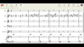 Noteflight Original Blues Melody